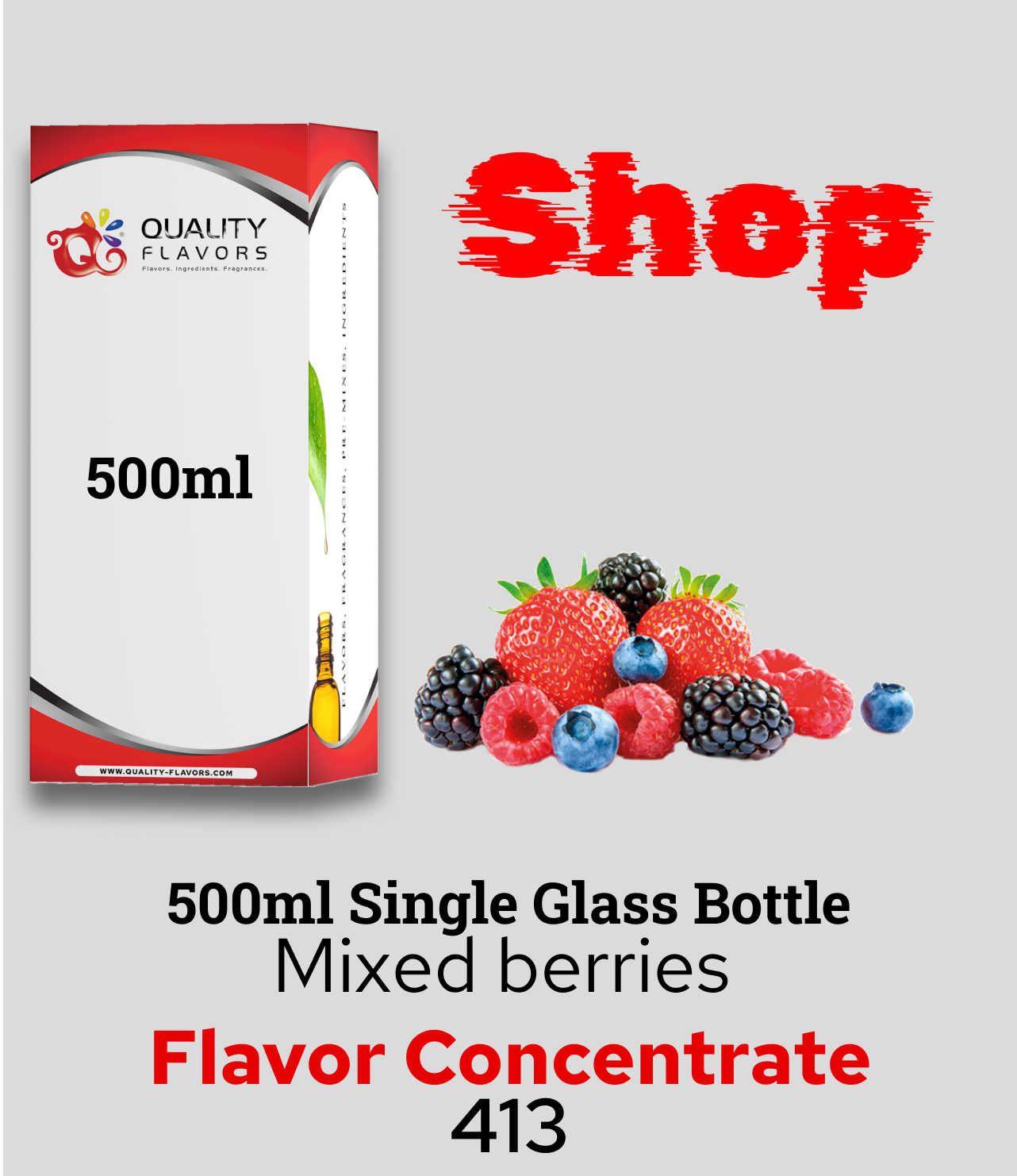 Mixed Berries Flavor Concentrate 413