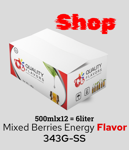 Mixed Berries energy flavor 343G-SS