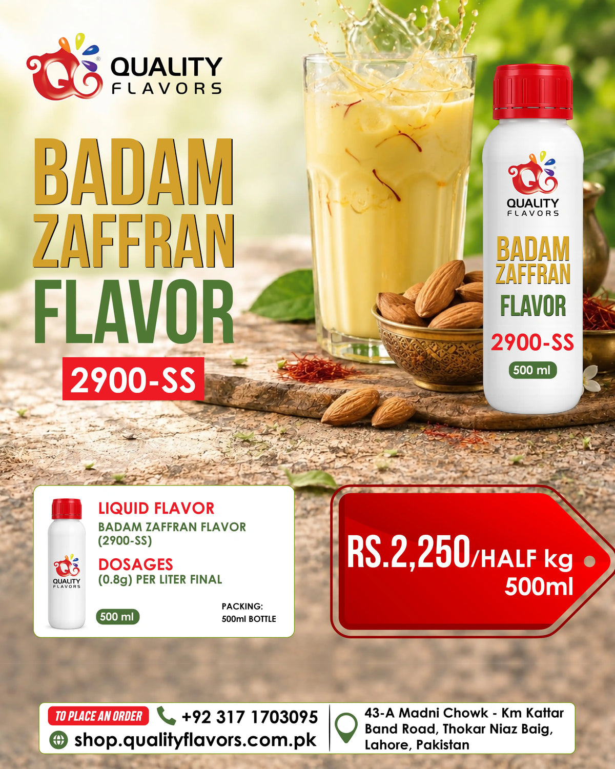 Badam Zaffran Flavor-2900-SS