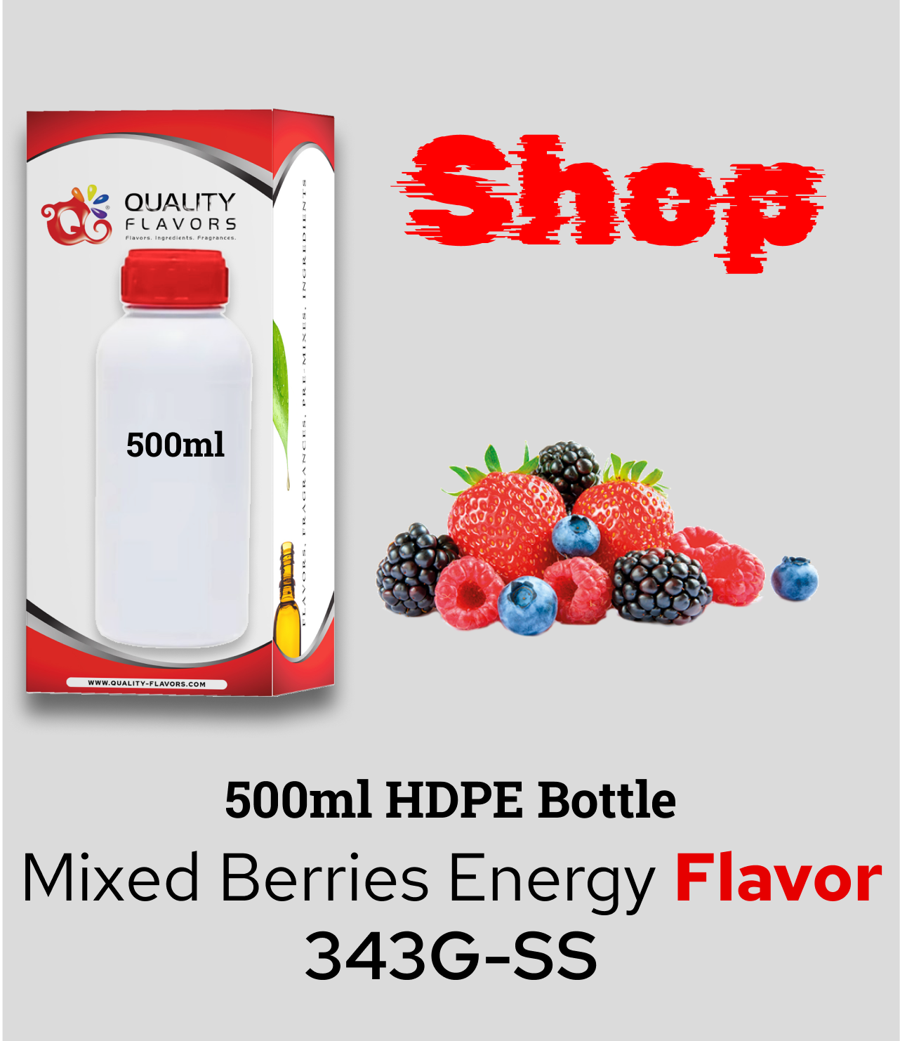 Mixed Berries energy flavor 343G-SS