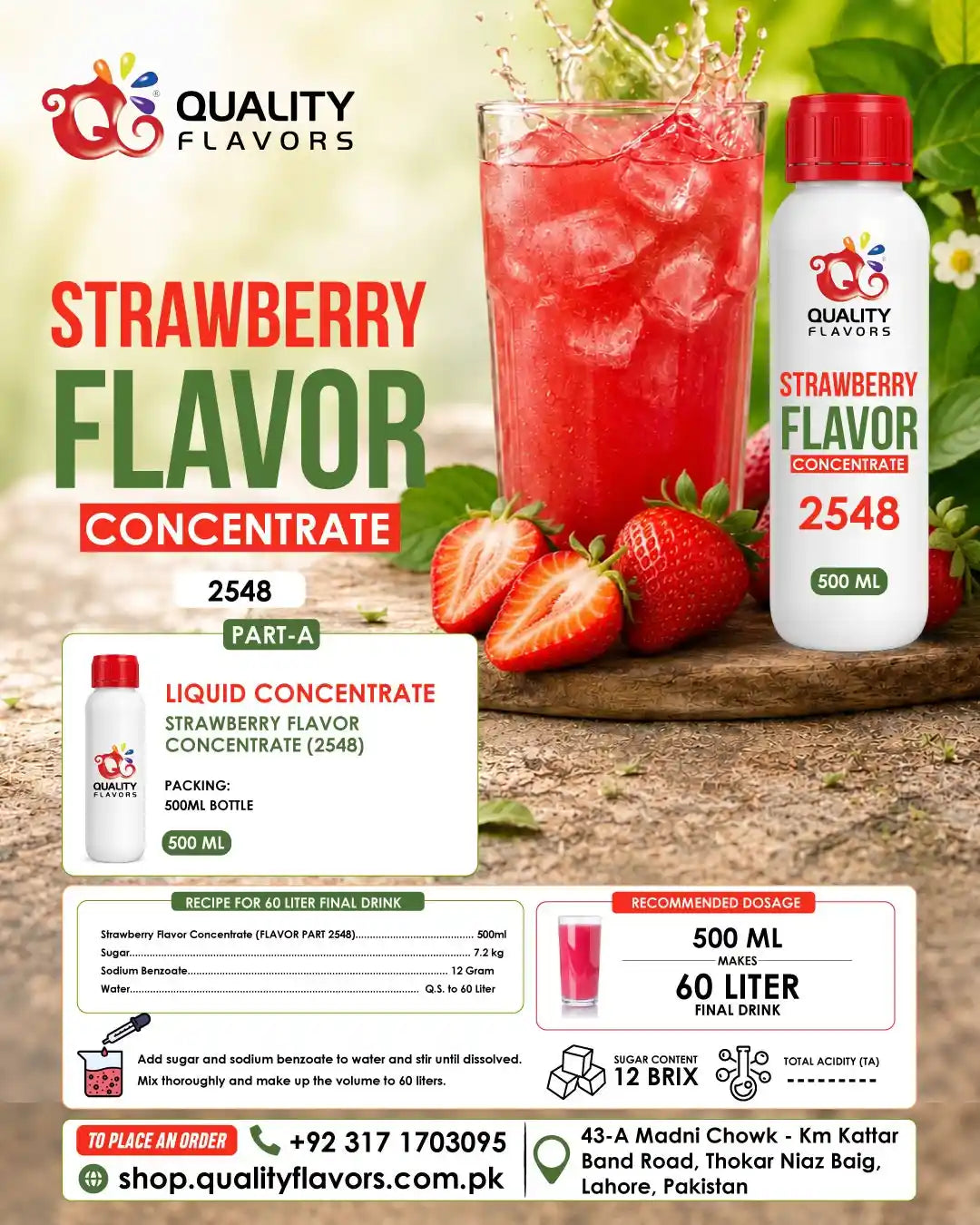 Strawberry Flavor Concentrate 2548