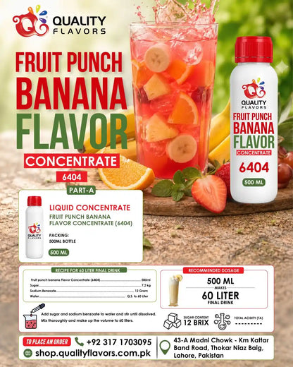 Fruit Punch Banana Flavor Concentrate 6404