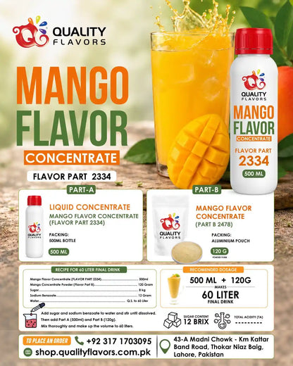Mango Flavor Concentrate (Part 2) 2478-B