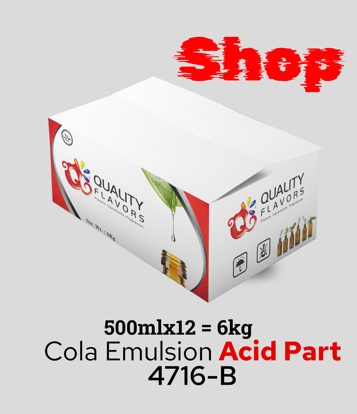 Comp Cola Part Cola Emulsion Acid Part 4716-B – Quality Flavors Online Store