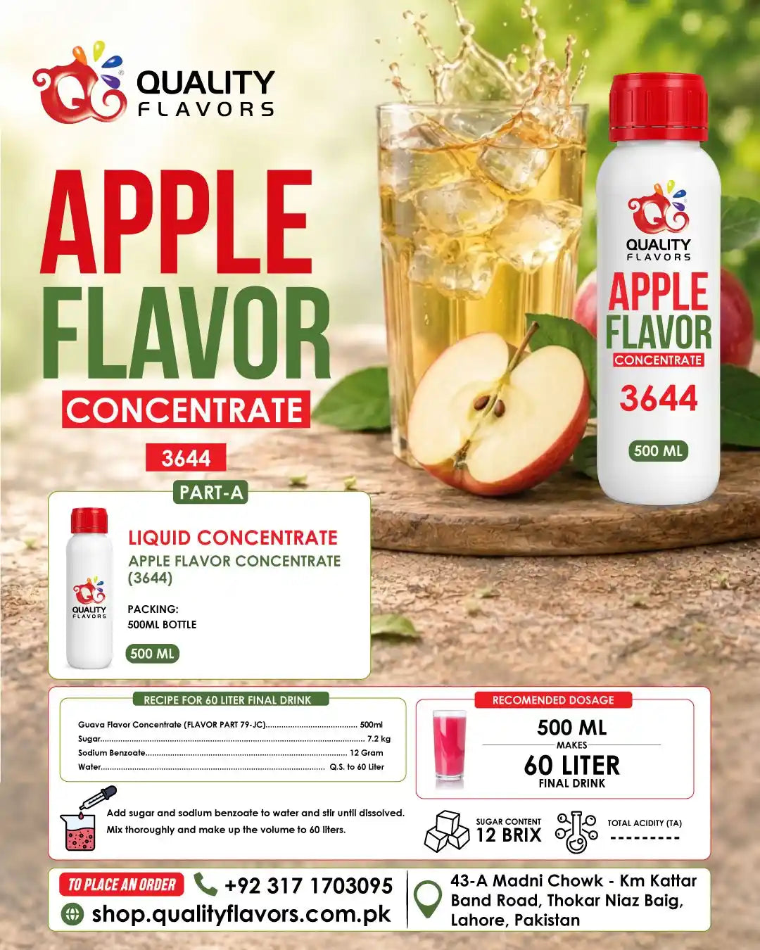 Apple Flavor Concentrate 3644