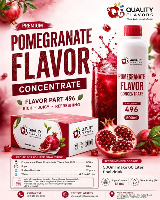 Pomegranate Flavor Concentrate 496